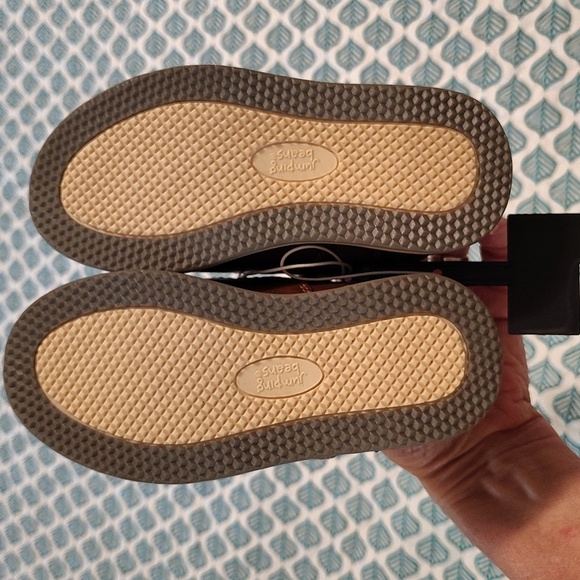 Jumping Beans Boys Brown Loafers Size 8T Hook And Loop Closure - Picture 2 of 5